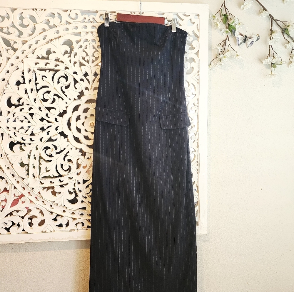 ANTROPOLOGIE 4th & Reckless Carly Strapless Stripe Dress MIDI DRESS SAIZE SMALL - Picture 11 of 15